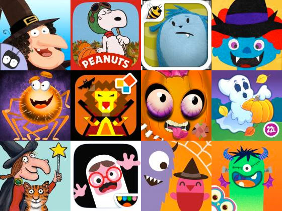 best halloween apps for kids for iPad and iPhone