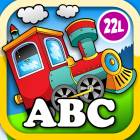 Animal Train Preschool Adventure First Word Learning Games for Toddler Loves Farm and Zoo Animals by Monkey Abby®