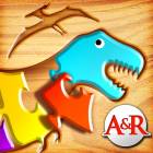 My First Wood Puzzles: Dinosaurs - A Free Kid Puzzle Game for Learning Alphabet - Perfect App for Kids and Toddlers!