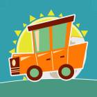 A Day's Ride - cartoonish fun drive with transport cars & vehicles for kids puzzle game