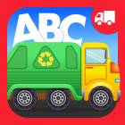 ABC Garbage Truck Free - an alphabet fun game for preschool kids learning ABCs and love Trucks and Things That Go