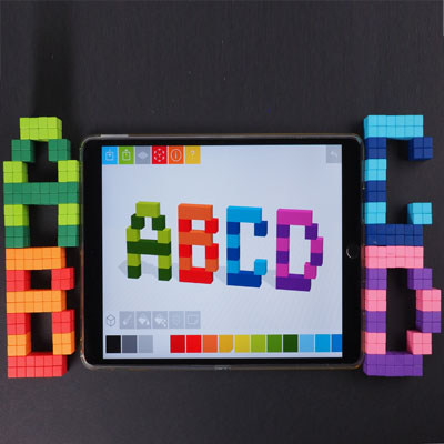 Make Magnetic Letters Pixel Art Style for School and Home Use