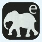 E is For Elephant - Alphabet Silhouettes